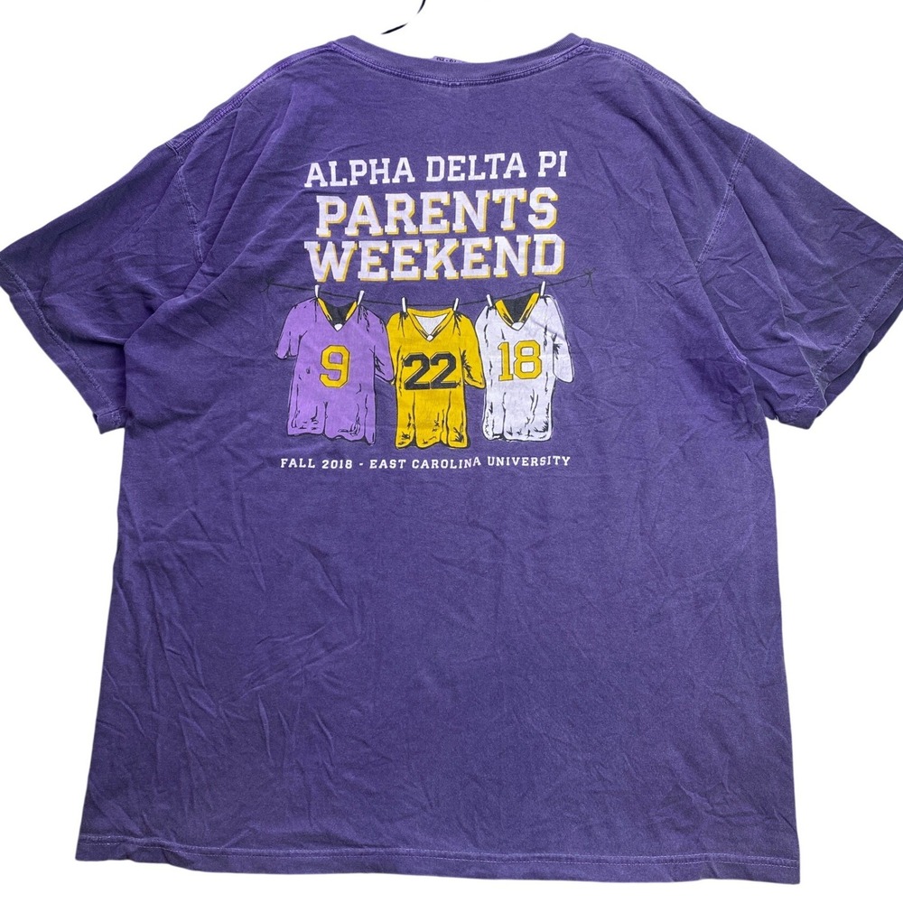 East Carolina Shirt Mens Extra Large University Football Athleisure Fraternity